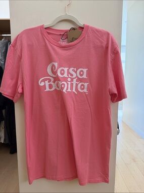 Womens Pink Graphic Tee